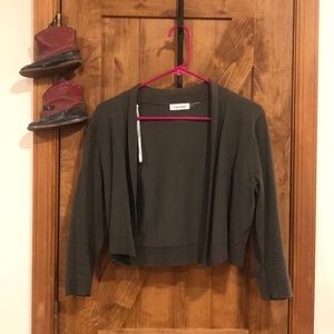 Calvin Klein | Olive green cardigan